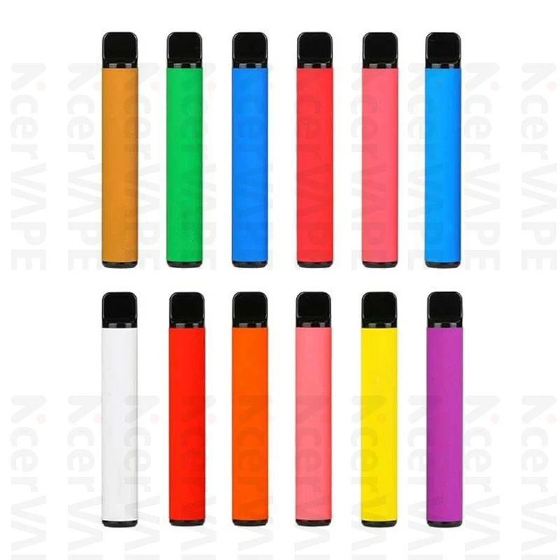 2ml Disposable Vaporizer with Tpd 800puffs 600puffs Vape Nicervape Wholesale Best Electronic Cigarette OEM ODM