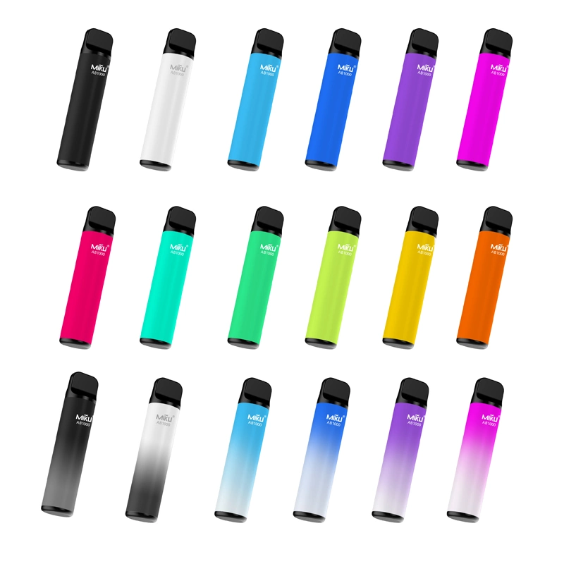 Miku Ab1000 E-Cig 3ml 1000 Puffs 2% Nicotine Flavorul Wholesale Disposable Vape