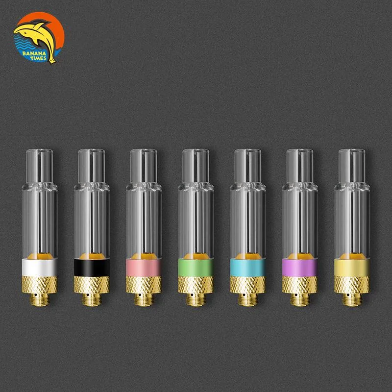 All Glass Vape Cartridges 0.5ml 1.0ml Vaporizer Ceramic Coil Cartridge Hhc 510 Thread Vape Carts Empty Glass Leakproof Tank Cartridge