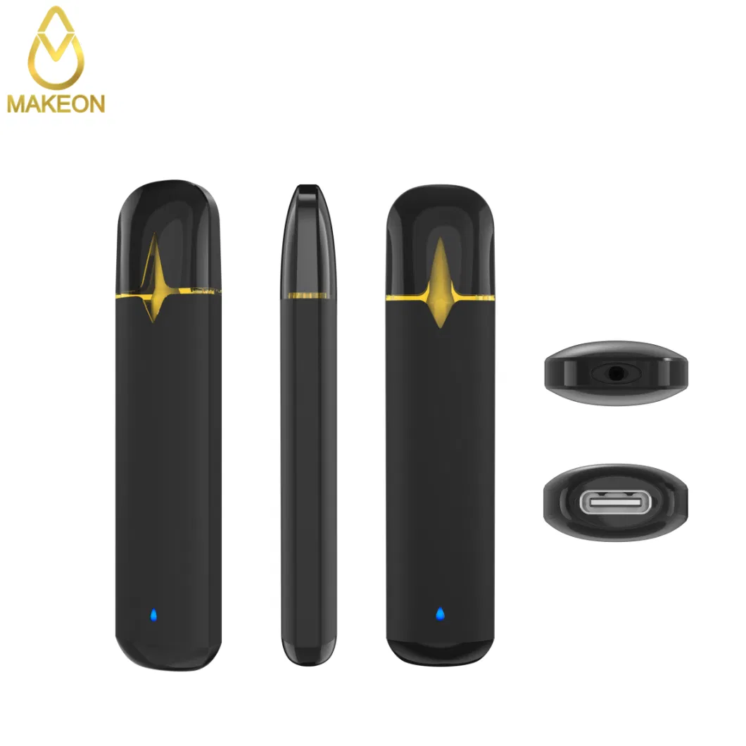 Makeon 2 Gram Empty Disposable E-Cigarette Vape Puff Bar 2.0ml Thick Oil Tank Pod Cart Vaporizer Cigarettes Pen