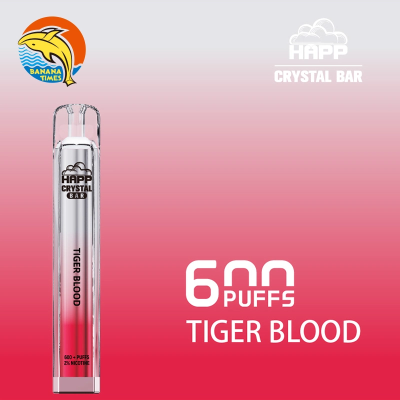 Wholesale Crystal Bar Disposable Electronic Cigarette 600 Puff Bar Disposable Vape