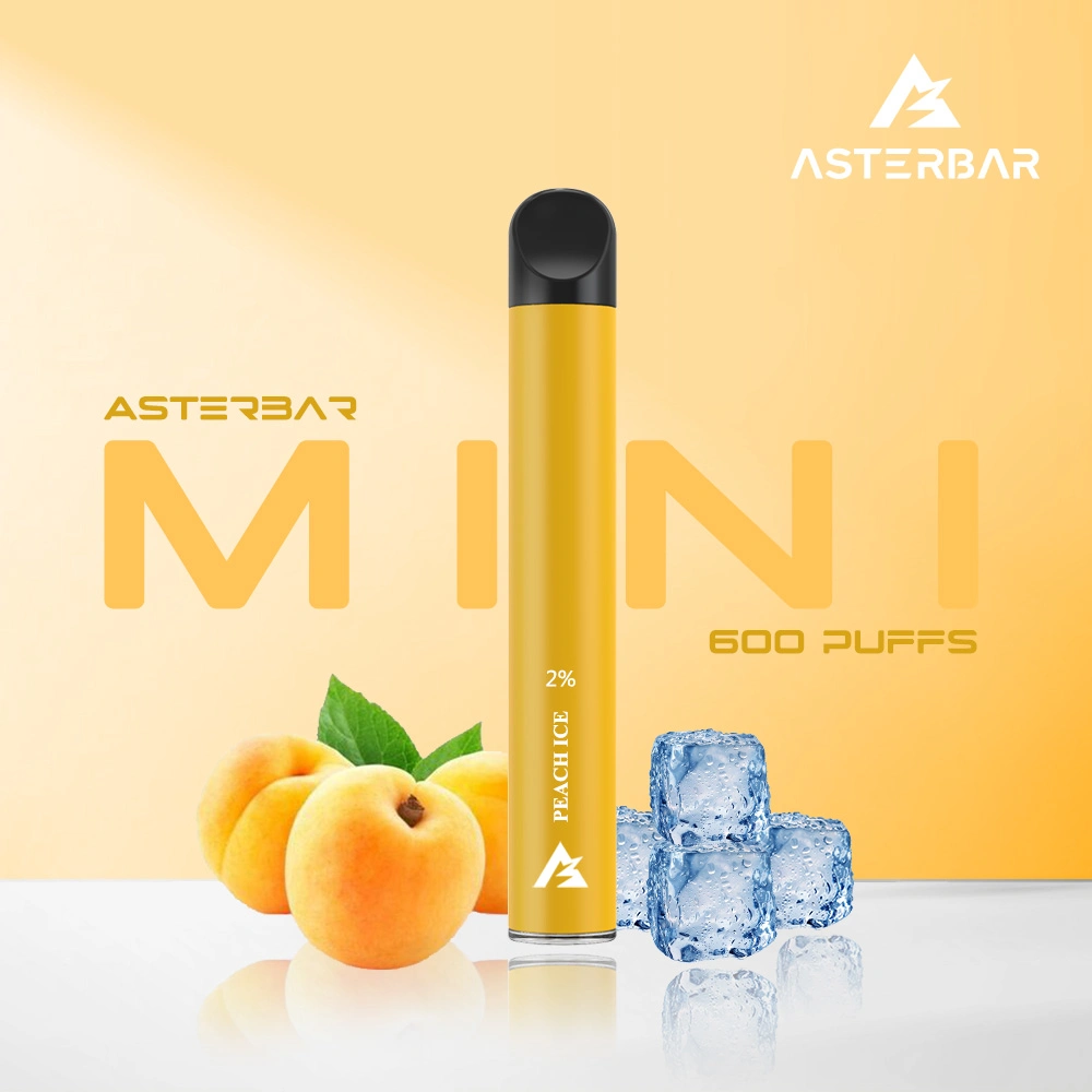 Crystal Bar 600 Puff 2ml Vapes Asterbar Nano 2% 20mg Mesh Coil Vaporizer Pen Elf E Electronic Cigarette Wholesale I Vape Disposable Pod