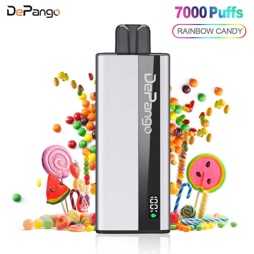 Multi Flavors 7000 Puffs Disposable E Cigarette Mesh Coil Blue Razz Flavors Type-C 20ml Vape Pen