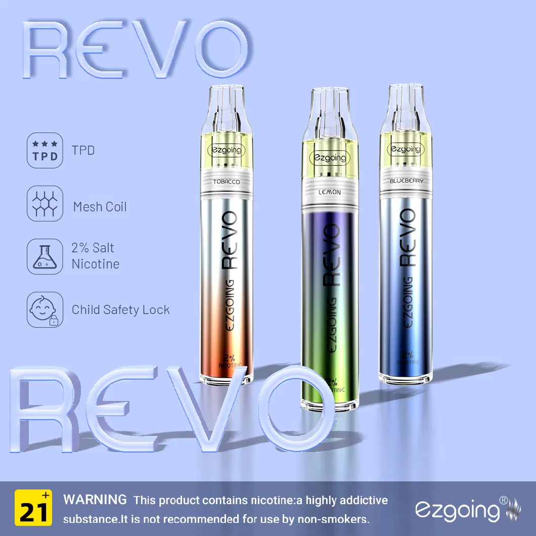 China Vape Manufacturer Supply Airflow Adjustable Fruit Flavor Zero 20 30 50 Mg Nicsalt Engangs E Cigaret