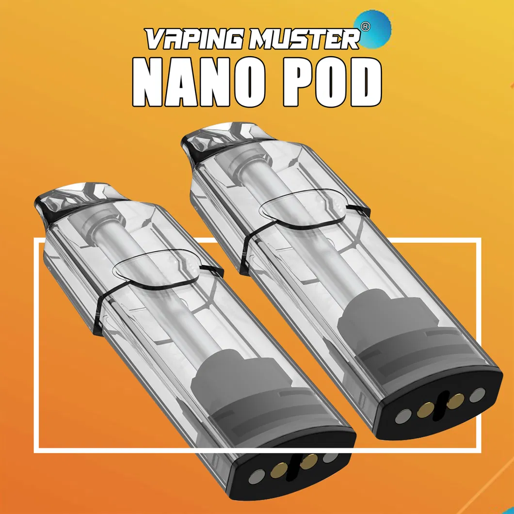 Vapingmuster Vape Neo Pod Disposable Vape 18ml Prefilled 0% 2% 5% Nanostix Cotton Coil Cartridge for Open Pod System