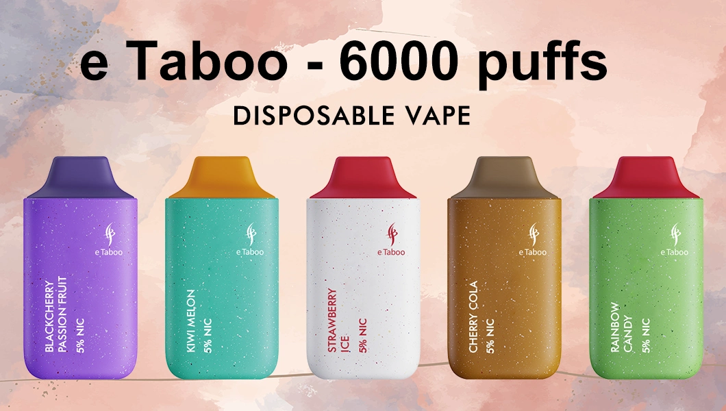 Etaboo OEM Vape Pod Mesh Coil Disposable Vape Puff Bar E Cigarette 6000 Puffs Custom Flavor Vaporizer Pen Wholesale I Vape Poco Puff Mod Vapes Poco Puff Bar