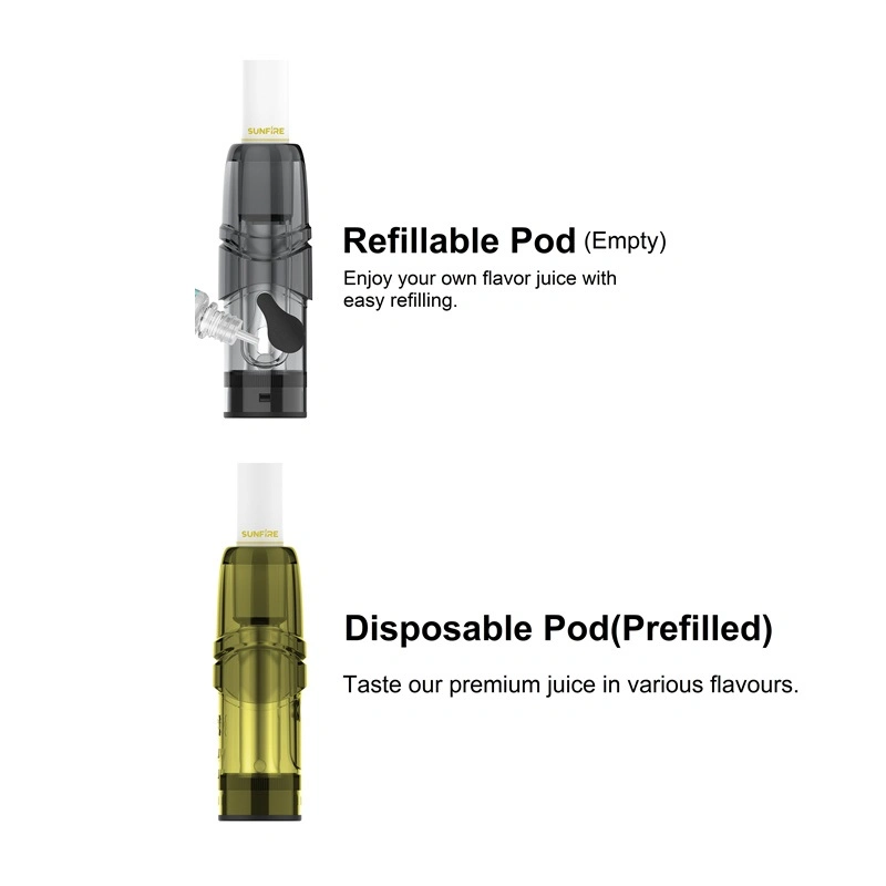 Wholesale E Cigarette 600 Puff 2ml Refillable Empty Disposable Vape Pod 2023