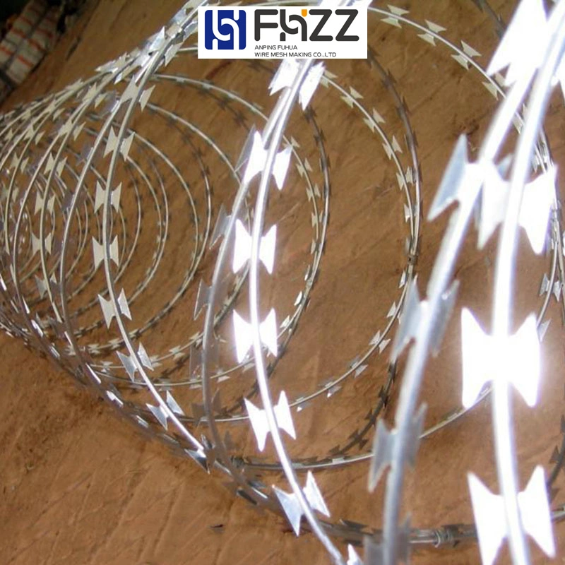 Stainless Steel or Galvanized Razor Barbed Concertina Wire and Concertina Coil