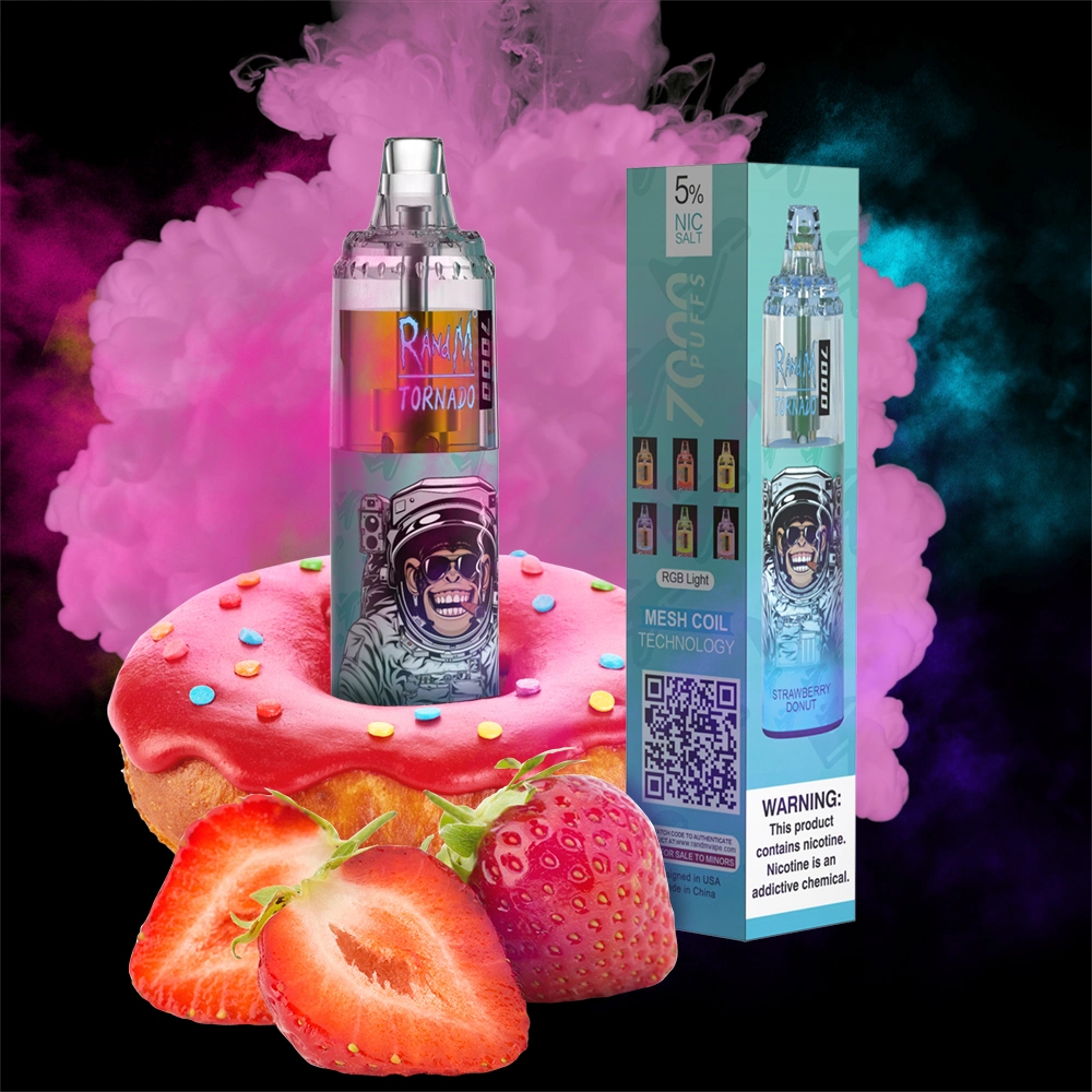 Newest Trending 56 Flavors Randm Tornado 7000 Puffs Rechargeable Disposable Vape