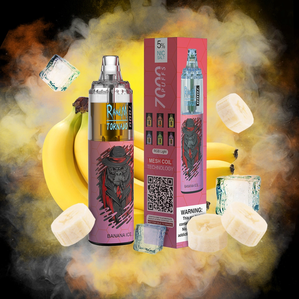 Newest Trending 56 Flavors Randm Tornado 7000 Puffs Rechargeable Disposable Vape