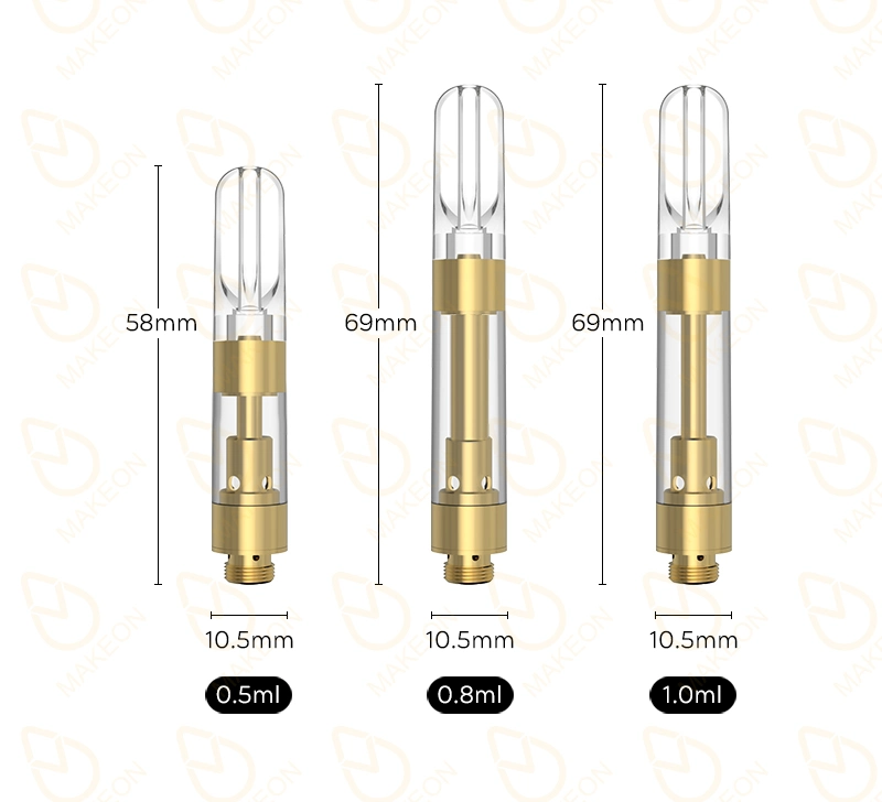 Customized 510 Thread G5 Atomizer Press/Screw on Tip Glass Ceramic Carts