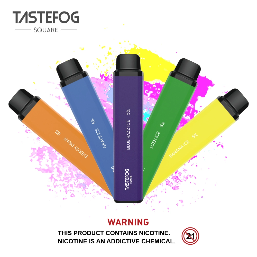 Vapes Brand Tastefog Disposable Vaporizer 10ml E Liquid 5% Nicotine 10 Mix Flavors