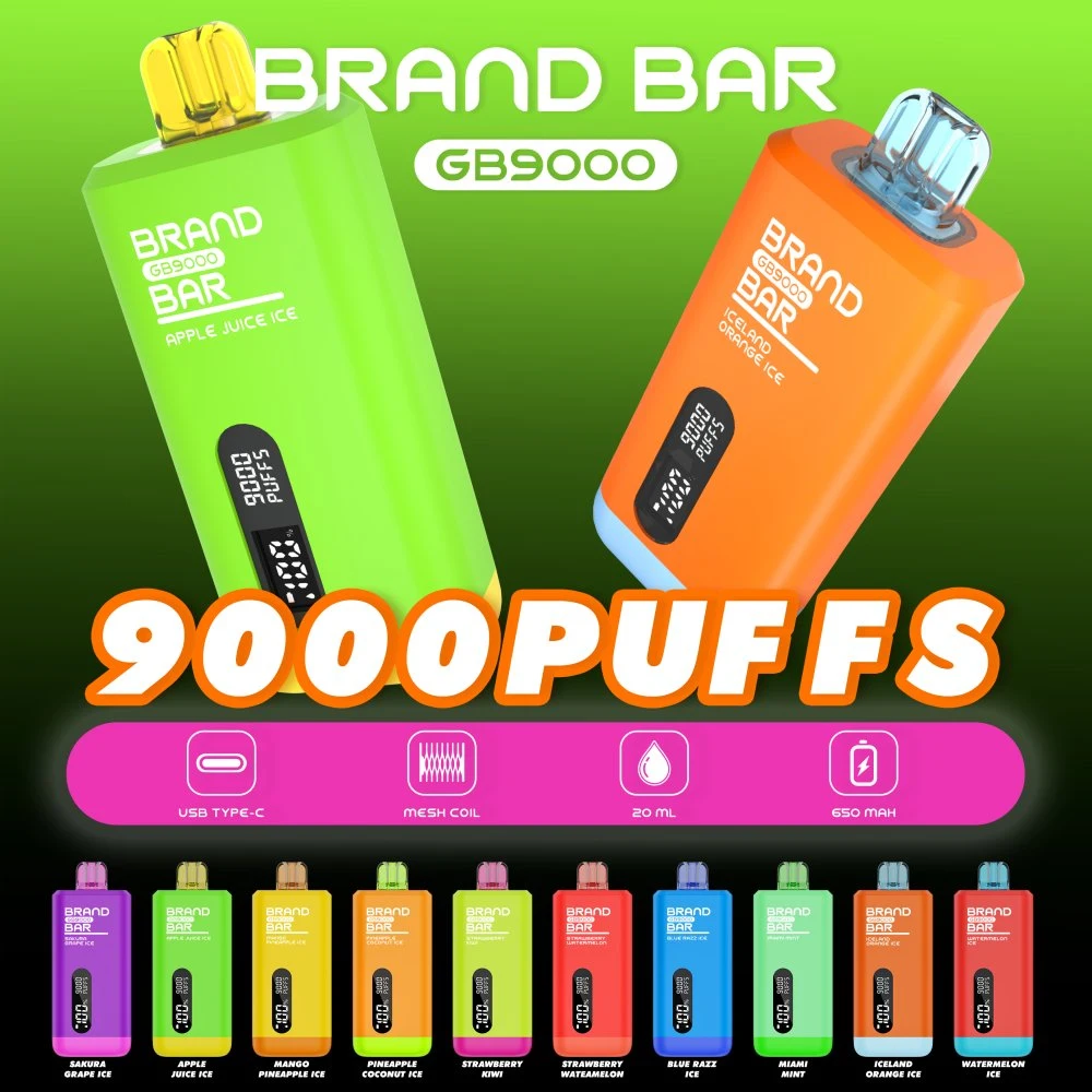 Wholesale OEM 9000 Puffs Goat Bar Alibaba Puff Distributor Disposable Vape Pen E Cigarette