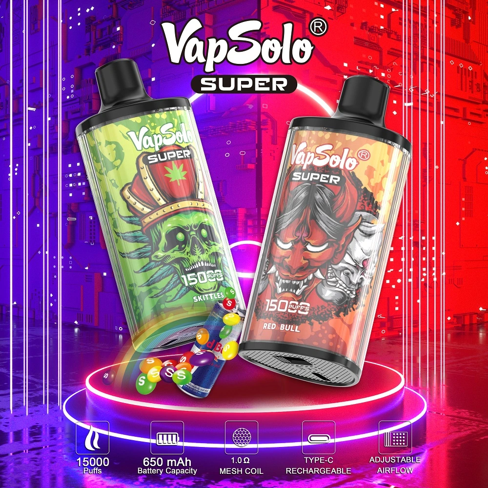 Vapsolo Super Vaper Desechables Aroma King Electronic Cigarette 15000 Puff My Shisha Vape Kits