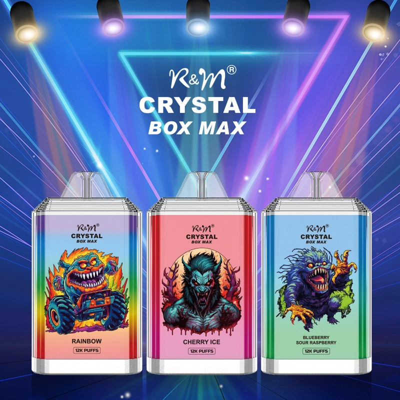 Bulk Sales Randm Crystal Box Max 12K Puffs Wholesale Disposable Vape Crystal Bar