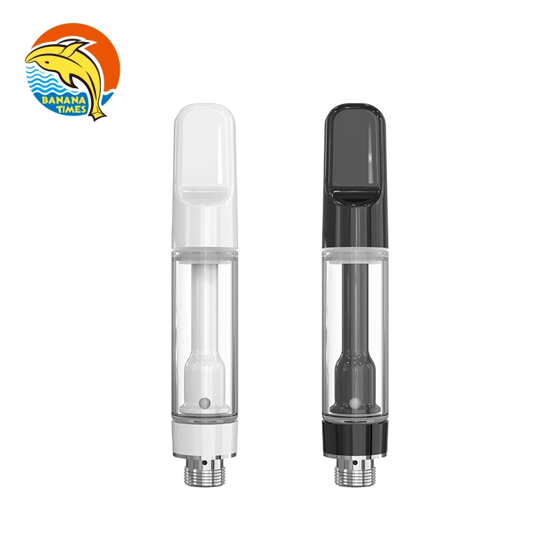 Bananatimes Full Ceramic Cartridge 2mm Intake Holes Screw Tip Disposable Vape Cart 0.5ml