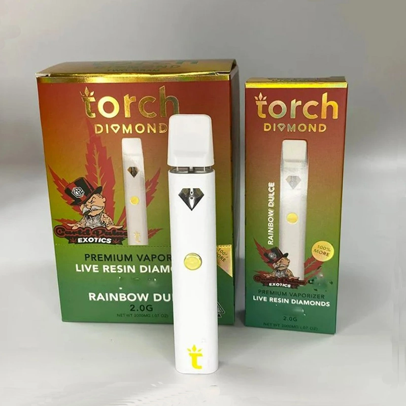 No Leaking New Torch Diamonds Disposable Thick Oil Vape Pen Emtpy Rechageable Vape