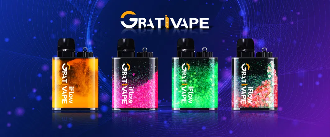 New Fashion Trends Disposable Vape Replaceable Cartridges Grativape Iflow Suit Kit 1000 Puff Pod