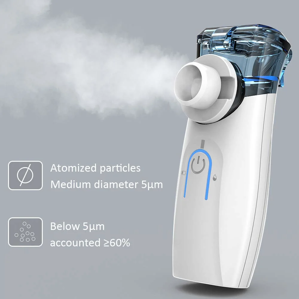 Inhaler Nebulizer Machine USB Rechargeable Portable Household Microgrid Atomizer