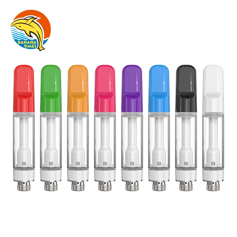 Bananatimes Full Ceramic Cartridge 2mm Intake Holes Screw Tip Disposable Vape Cart 0.5ml