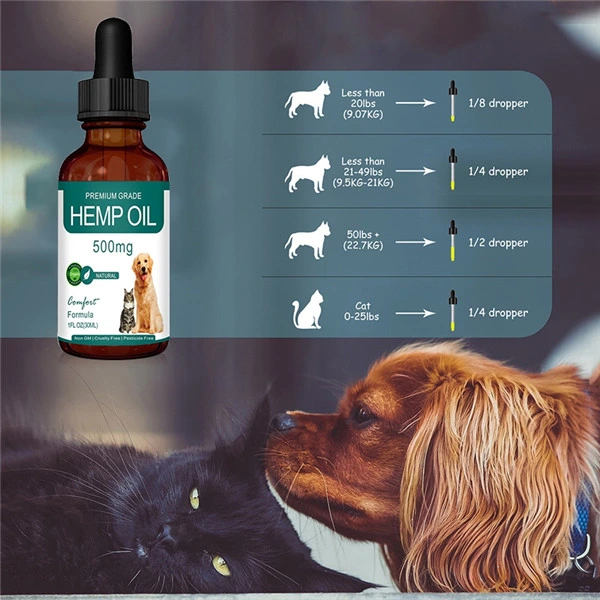 Hemp Oil Relieves Stress and Pain Pet Massage Essential Oil