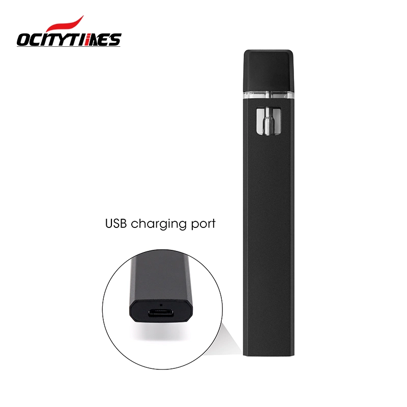 Ocitytimes Disposable Ceramic Vape Pen Cartridge Refillable Prefilled 1ml Vape Pod