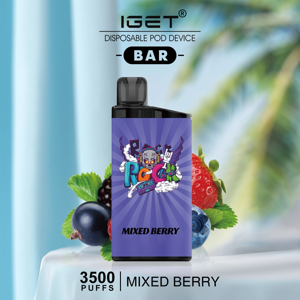 Iget Bar 3500 Puffs Fruit Flavor Iget Legend Disposable Vape Iget Star L7000 Iget Bar Plus 6000 Factory Price