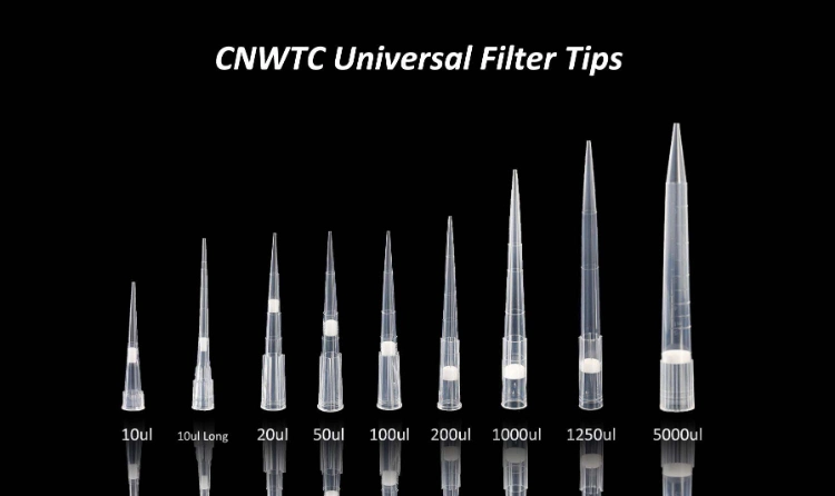 Excellent Price Lab Sterile Rnase Dnase Free Pipette Plastic Tips with Cotton Filter 200UL -1000UL