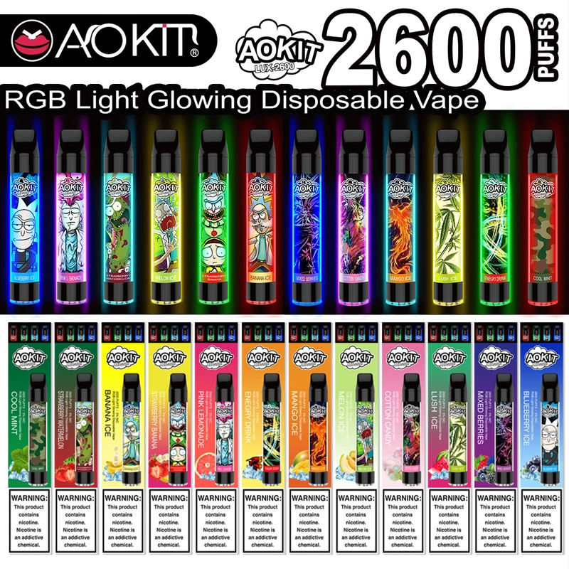 Japan Zbood Mini Vape Solo LED Smart Screen 0 Nicotine Vapme R and M Electronic Cigarette Cigar Aokit Lux 2600 Puffs Disposable Vape