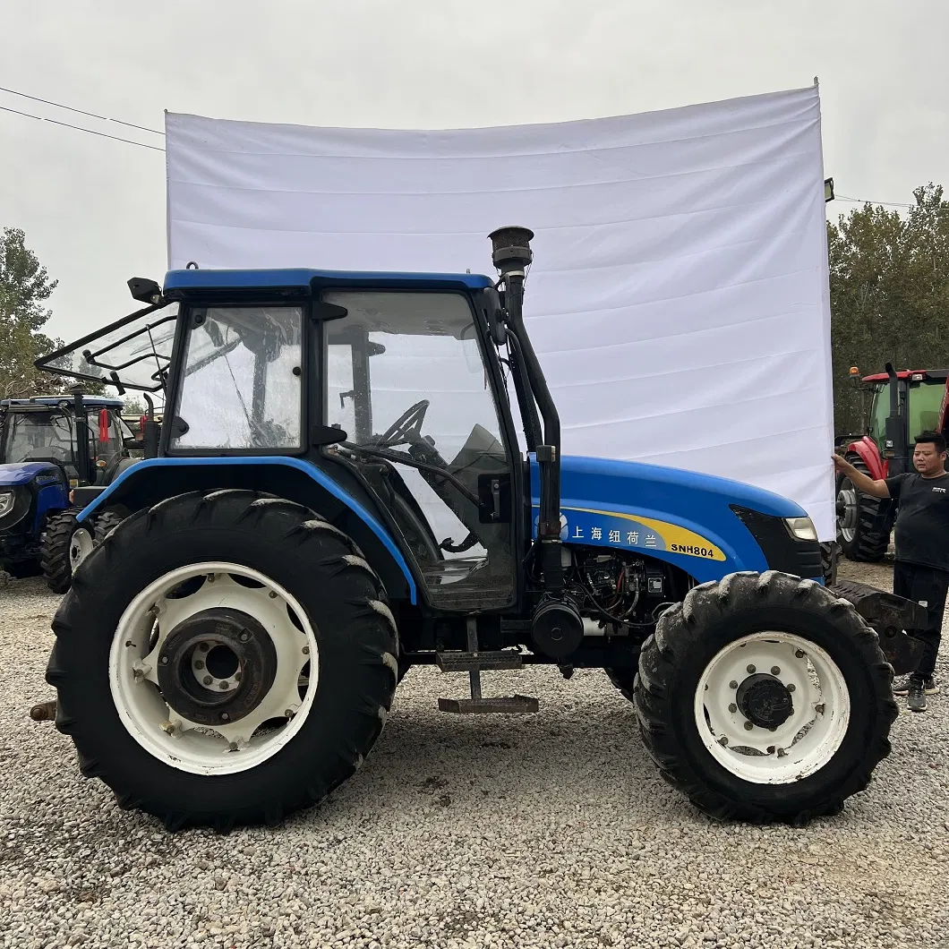 New Holland Used Tractor with High Cost-Effectiveness 80HP 4WD Tractor for Heavy Duty