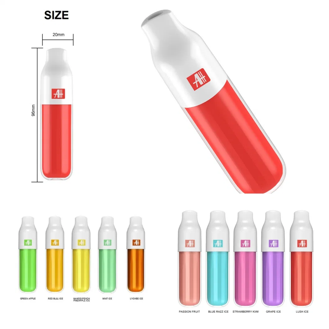 2022 Hot Sale Best Disposable Vape 600 Puffs 2ml Dual-Color Vape Wholesale Distributors