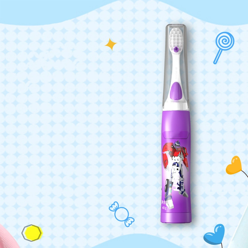 The Family Travel Special Type Fruit Taste Ultra Fine Soft Bristle Toothbrush for Children