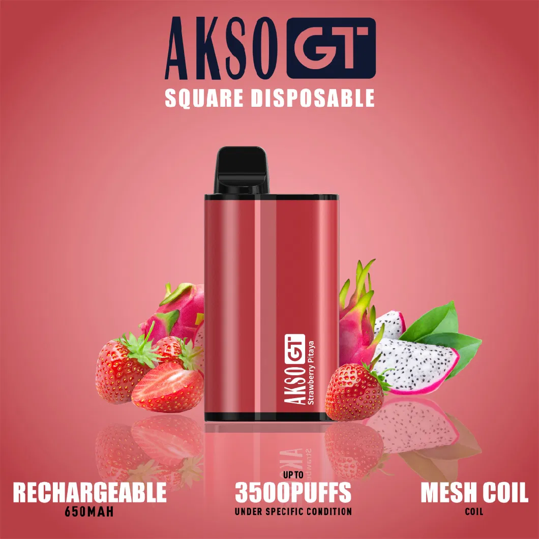 Hottest Akso Gt 3500 Puffs Wholesale Disposable Vape Pen E-Cigarette Starter Kits