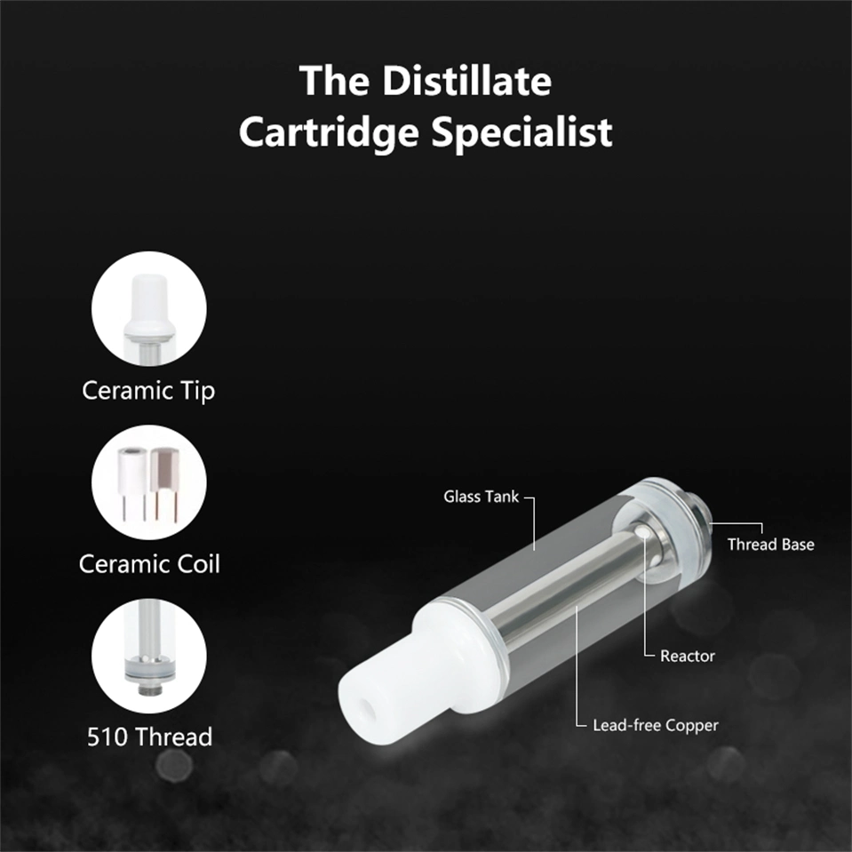 RW C2 Wholesale 510 Cartridge Ceramic Atomizer Empty Disposable Vape Pen Carts for 0.5ml 0.8ml 1ml 2ml Oil