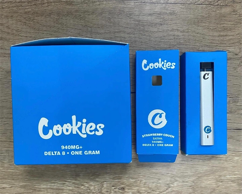 Disposable E Cigarettes Cookies Vape Pen 280mAh Battery Starter Kit Ceramic Coil Empty Atomizers Vaporizer 0.5ml with Packaging