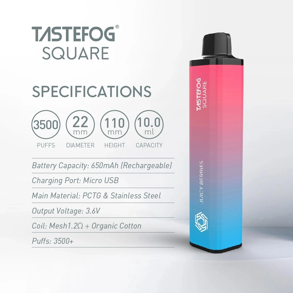 Original Tastefog Square 3500puffs Disposable Vape