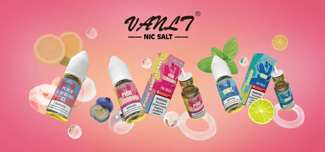 Tpd Compliant High Quality 10ml/20ml/30ml/50ml E Liquid 0mg 10mg 20mg Salt Nicotine