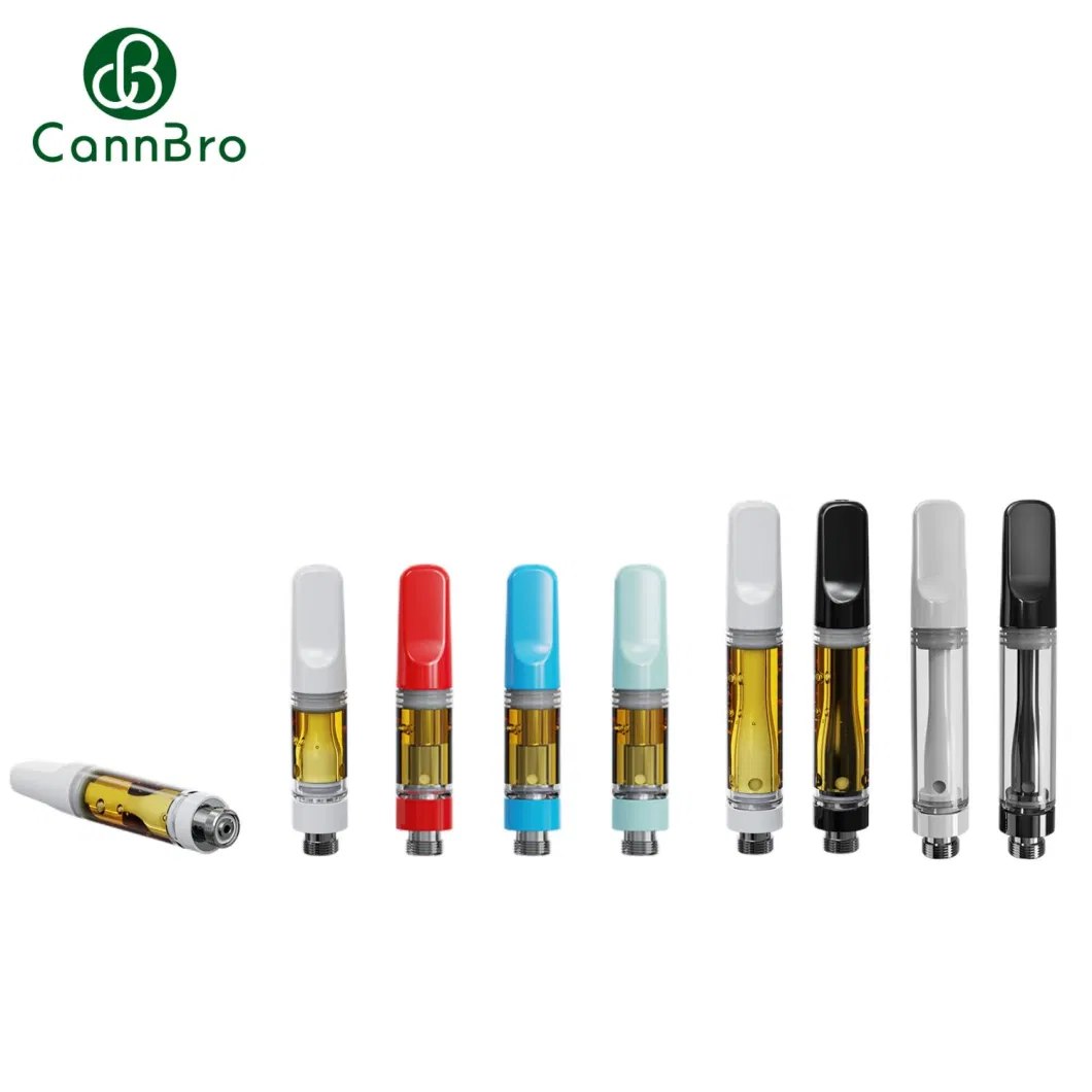 Cannbro Wholesale Refillable Ceramic All Glass Runtz Fryd Wax D8 510 T Packwoods Dabwoods 1ml Tko Disposable Packaging Hhc Oil Empty Vape Pen Cart Cartridge