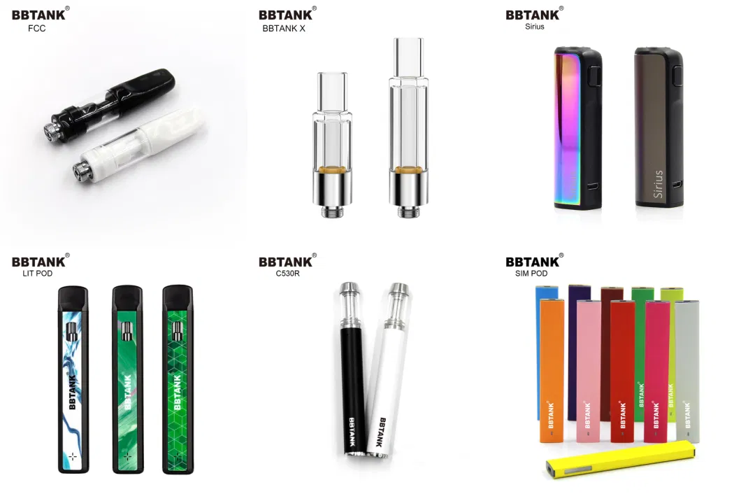 Chargeable 530mAh 1.0ml Delta 10 Thick Oil Atomizer Large Vape Disposable Vape Pen