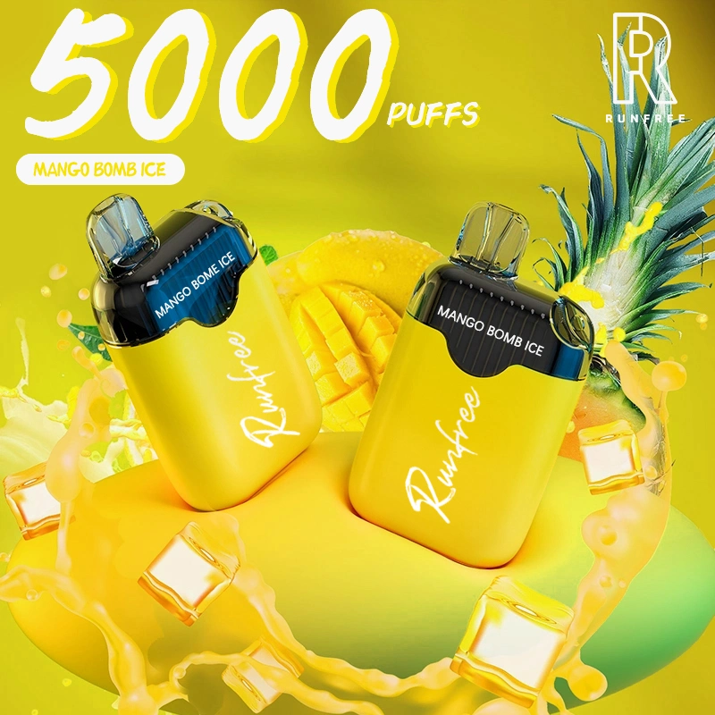 Runfree Wholesale 10000 Puffs Rechargeable 850mAh 14ml E Liquid Luminous Lamp Vape Adjustable Airflow Disposable E Cigarette