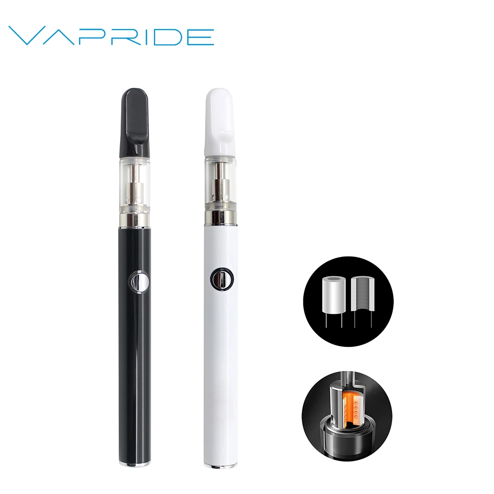 Vapride Factory Wholesale 0.5ml 1ml Ceramic Coil Packaging Empty Vape Cartridge