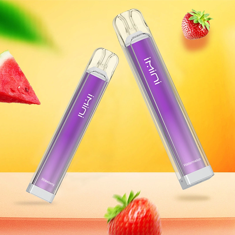 Hot Watermelon Fruit Flavor Disposable Crystal Pen Style Pod Bar 600 700 Puff Empty Extra Vape with Packaging
