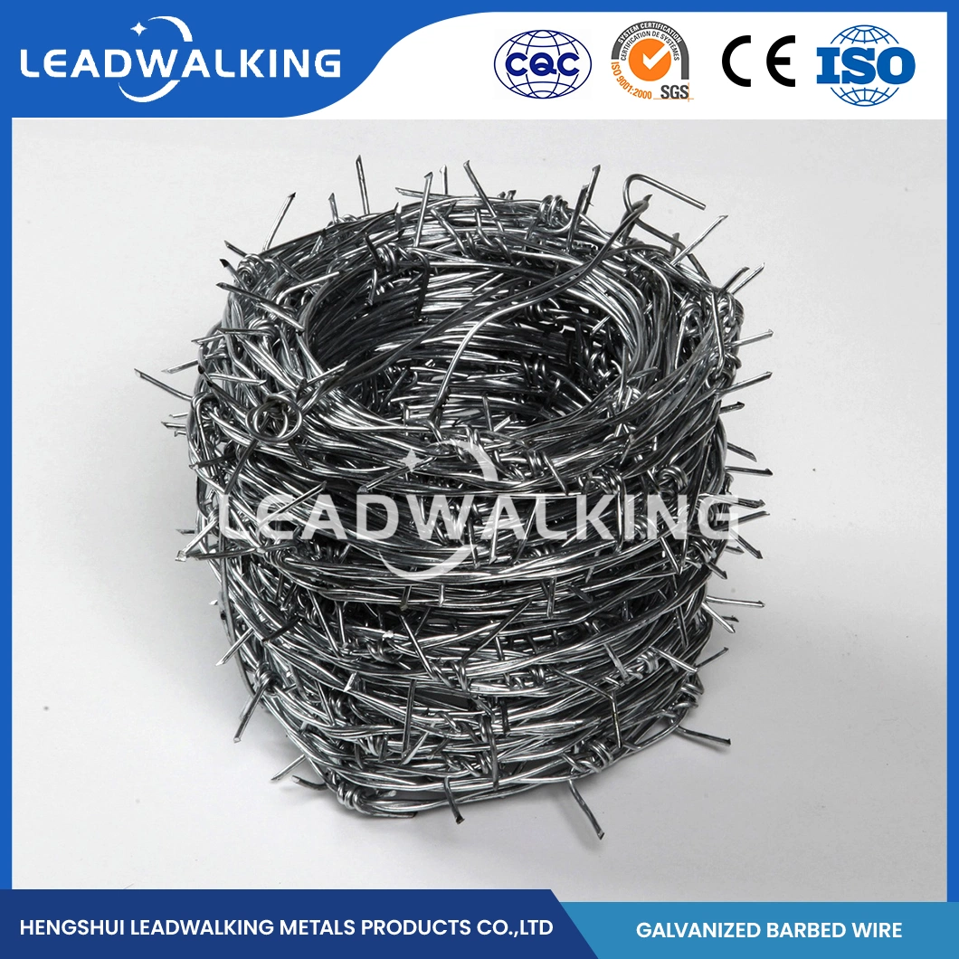 Leadwalking Steel Barbed Wire Fence Wire Manufacturers Sample Available Twist Barbed Wire China Beautiful Galvanized Barbed Wire Coil