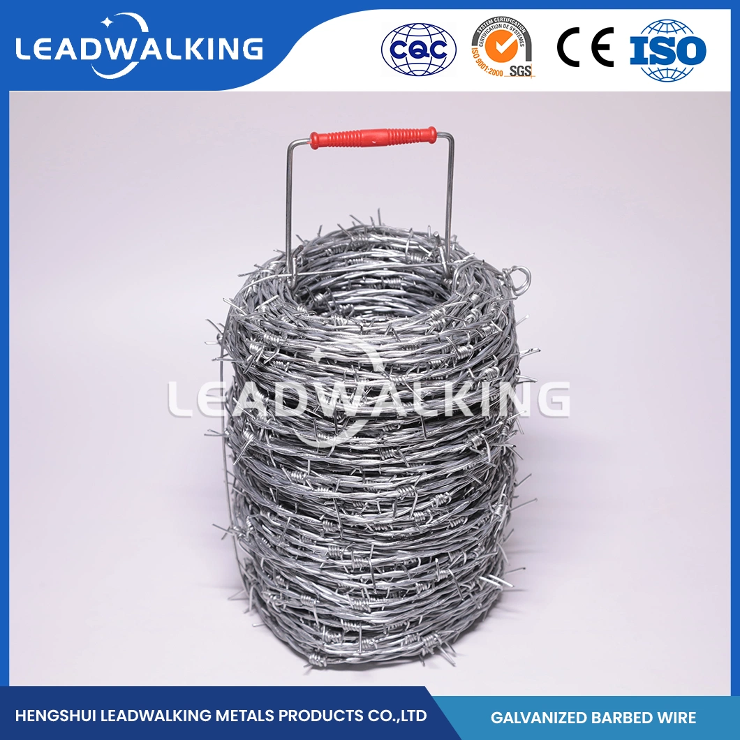 Leadwalking Steel Barbed Wire Fence Wire Manufacturers Sample Available Twist Barbed Wire China Beautiful Galvanized Barbed Wire Coil