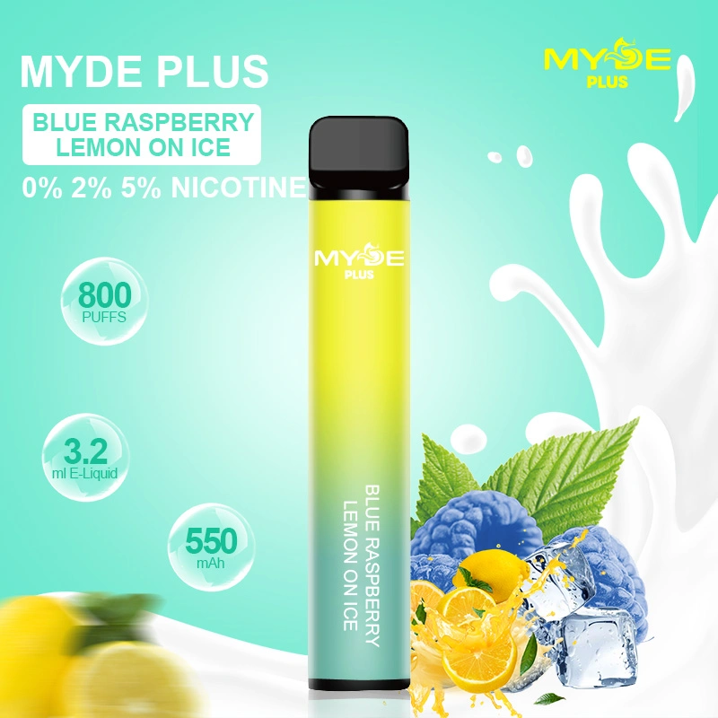 2023 New Coming Myde Multiple Fruity Flavors 800 Puffs 0% 2% 5% Nicotine Disposable Vape Pen