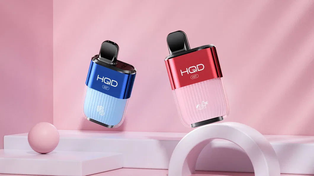 Hqd Hot Disposable Vape Pod 5000 Puffs Large Capacity E-Liquid 5% Nicotine Salt Tobacco Taste Vaporizers Quit Smoking Fruit Flavor South America