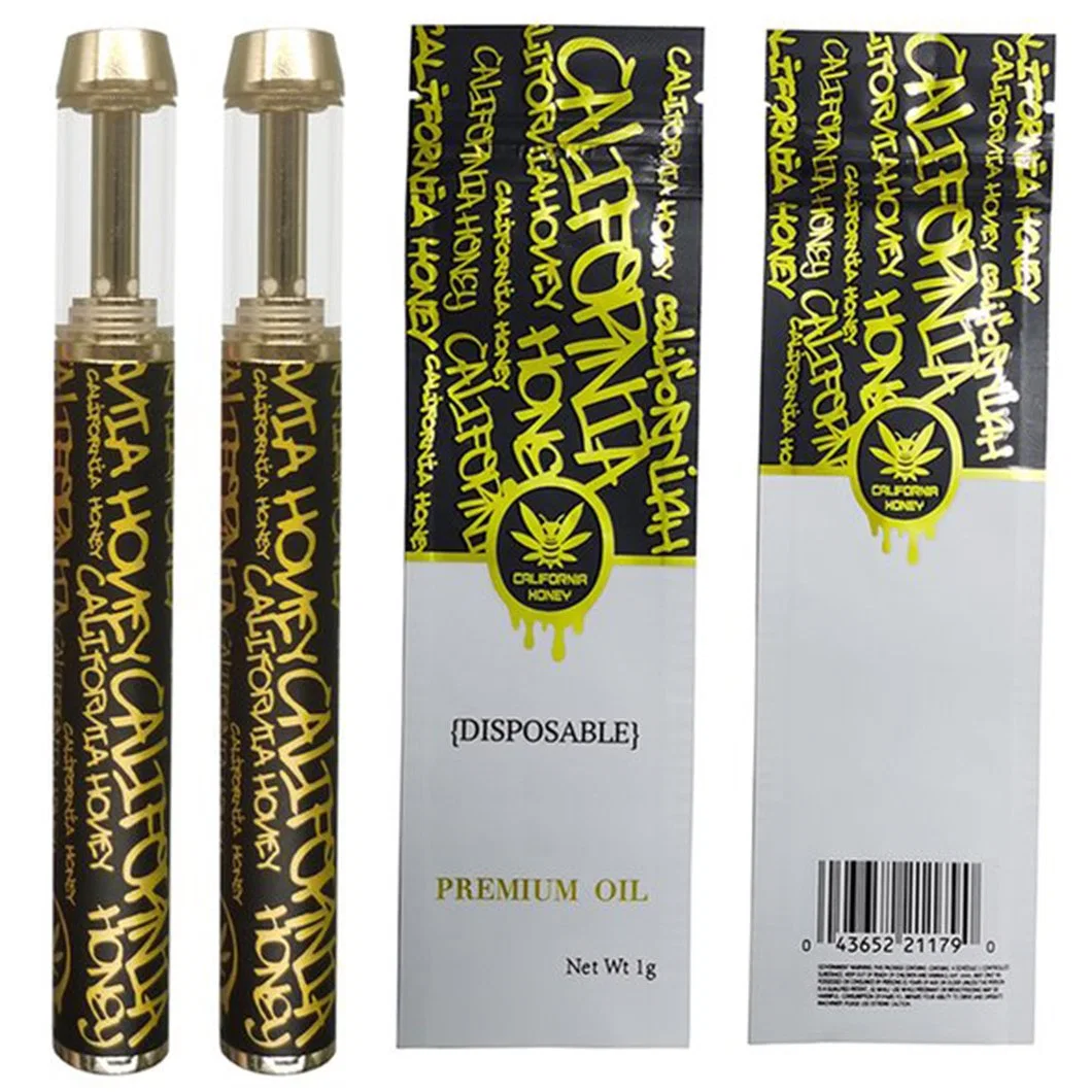 California Honey Vape Pen Empty E Cigarettes 1.0ml Empty Vapes Pens Rechargeable Battery Atomizers