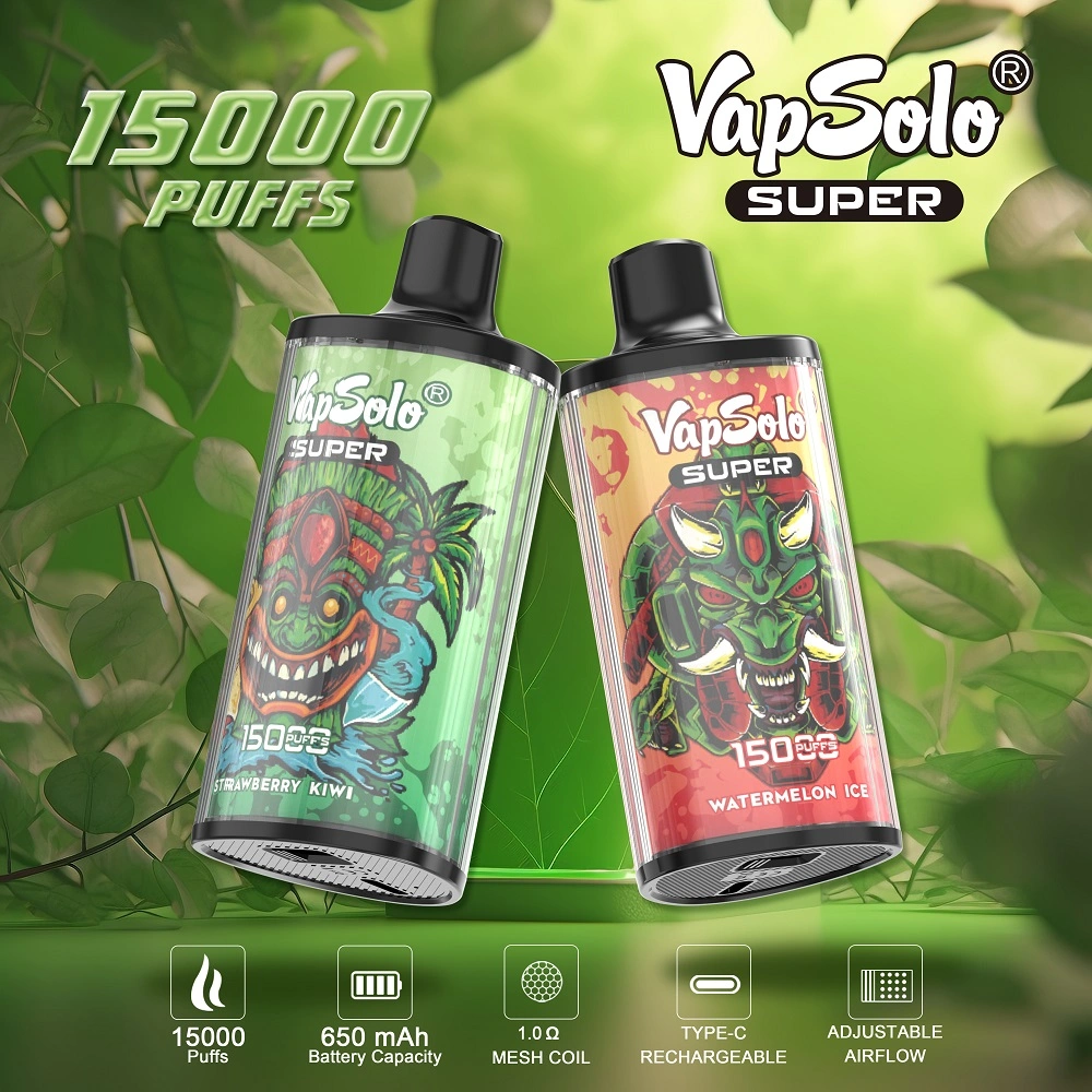 Vapsolo Super Vaper Desechables Aroma King Electronic Cigarette 15000 Puff My Shisha Vape Kits