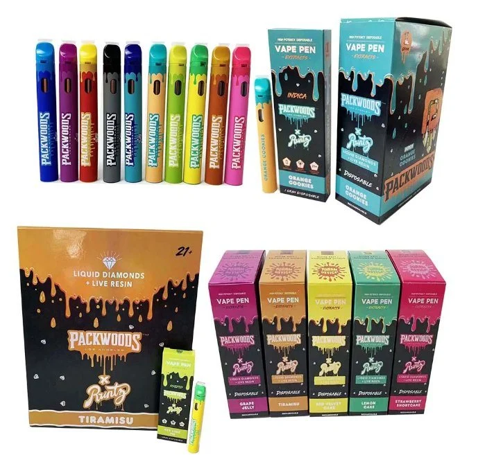 Runty High Potency 1000 Mg Runtz Disposable Pens 1ml Pod 380mAh Rechargeable Battery Empty Vaping Wax DAB Pen Vs Packwoods Big Chief