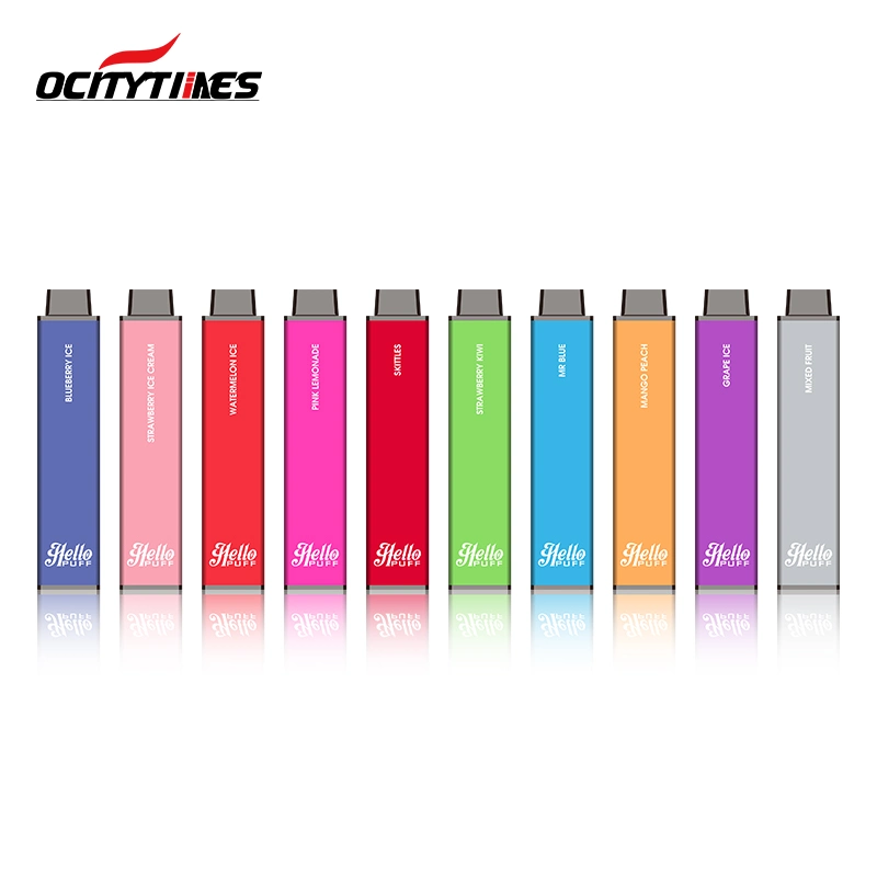 Ocitytimes 2021hottest 4500puffs Delta8 Disposable Vape Pen Cartridge Flavors